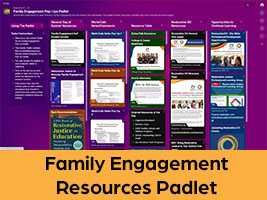 Thumbnail Screenshot of Family Engagement Resources Padlet